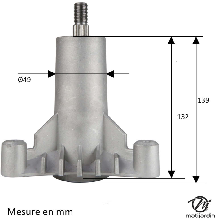 Palier de lame N° 165579 pour AYP