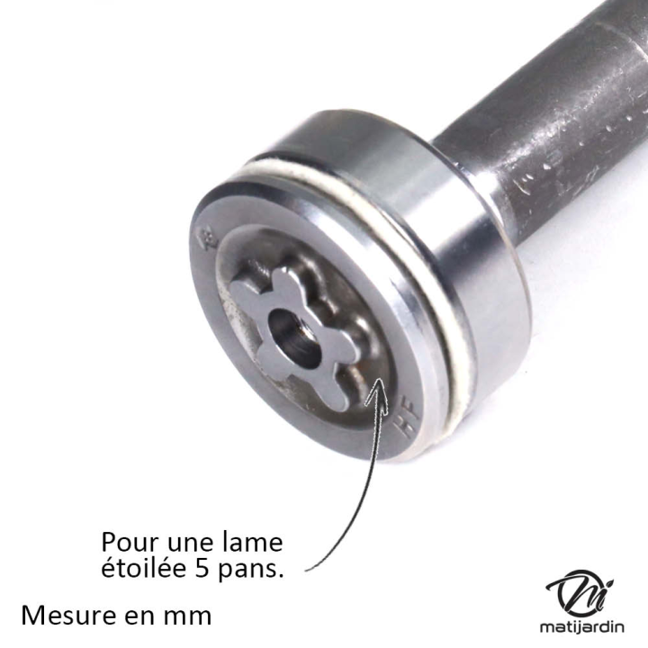 Arbre de palier de lame N° 137646  pour AYP