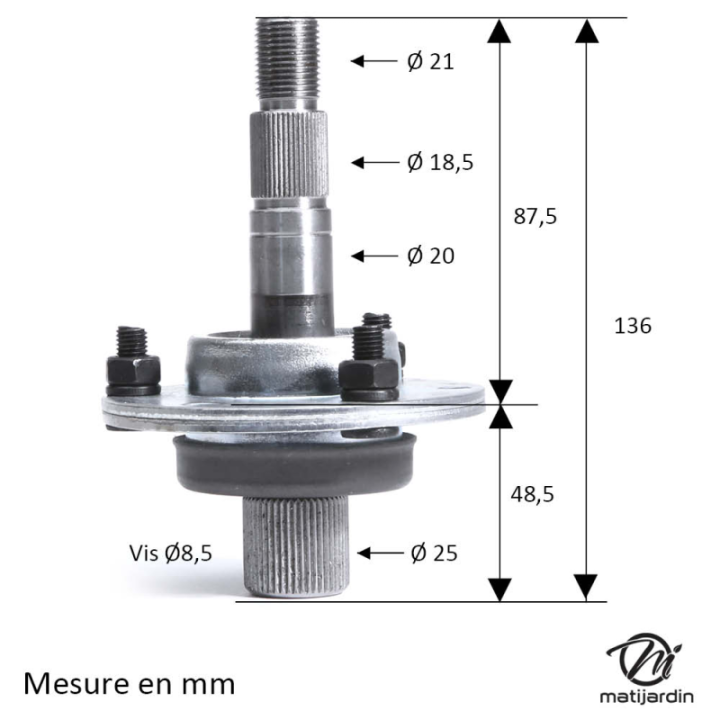 Palier de lame pour N° 717-0900 MTD