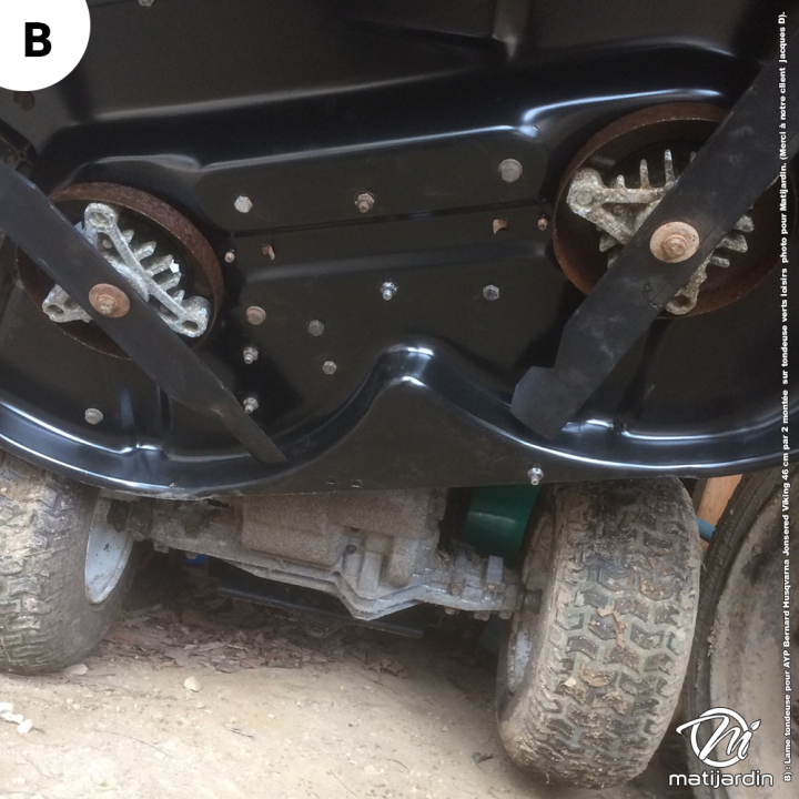 Lame tondeuse pour AYP/Roper 36". N° 126338. Coupe 46 cm