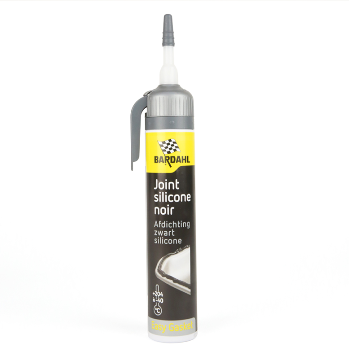 Colle silicone. Joint moteur noir. 200 ml