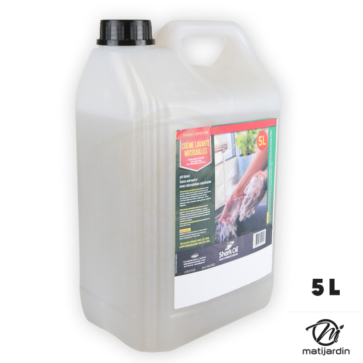 Crème lavante mains. Microbilles. 5 L