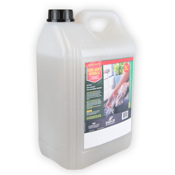 Crème lavante mains. Microbilles. 5 L