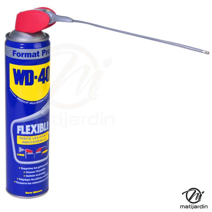 Dégrippant WD40 400 ml avec flexible. Nettoie lubrifie protège humidité corrosion