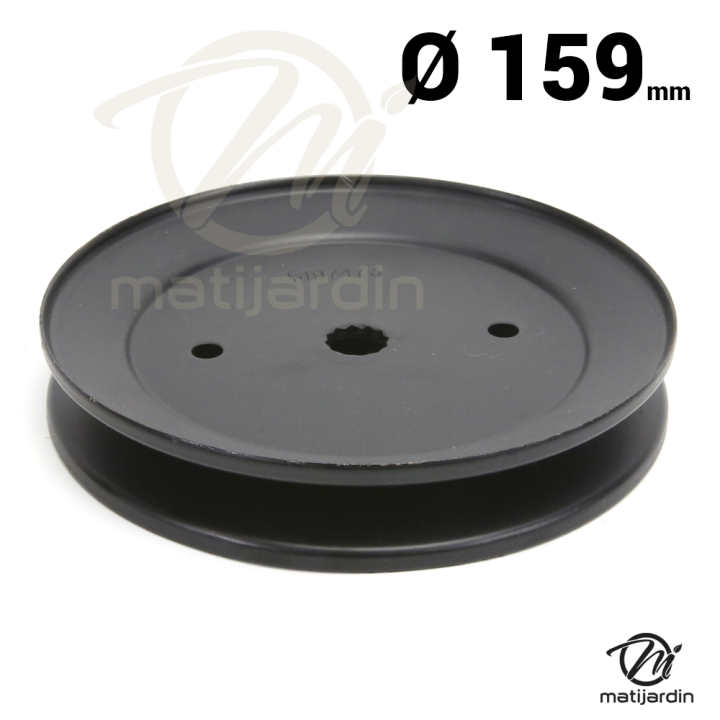Poulie pour Husqvarna N° 532195945, 532197473 et AYP N°195945, 197473. Ø 159 mm
