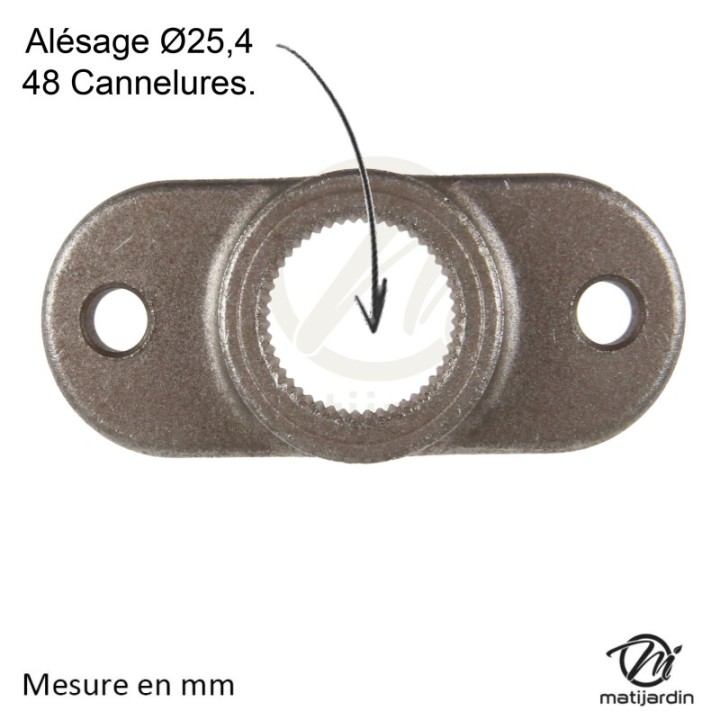 Support lame, moyeu pour tondeuse MTD 7480300