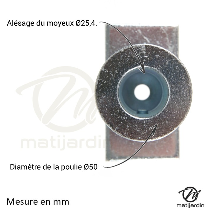 Support de lame, moyeu pour tondeuse AYP, Husqvarna N° 189179