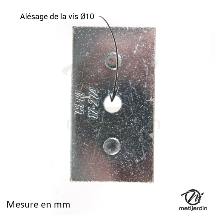 Support de lame, moyeu pour tondeuse AYP, Husqvarna N° 189179