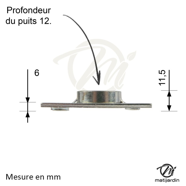 Support de lame, moyeu pour tondeuse Lawn Boy N° 677525