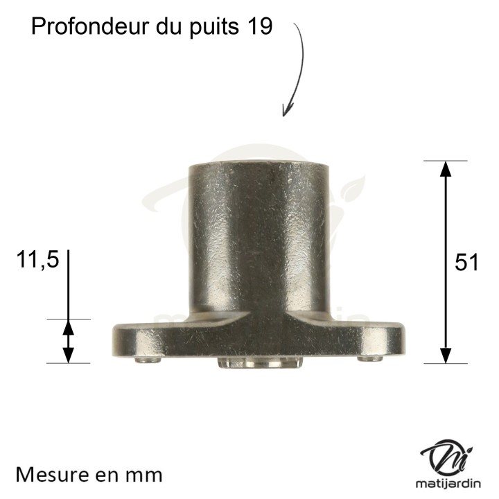Support de lame, moyeu pour tondeuse MTD N° 748-0377C, 748-0377E