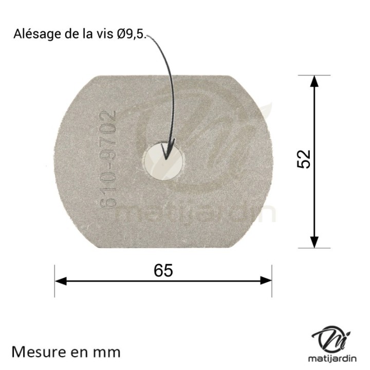 Support court à friction. Universel. Pour arbre Ø 22 mm