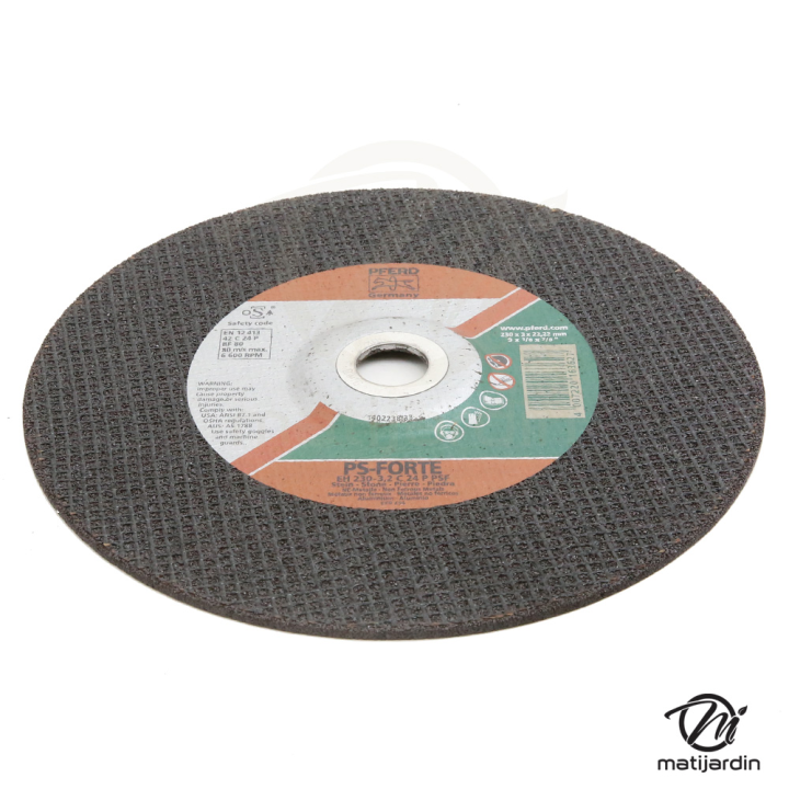 Disques à découper des métaux x25. Ø 230 mm. Alésage 22,2 mm. Epaisseur 2 mm