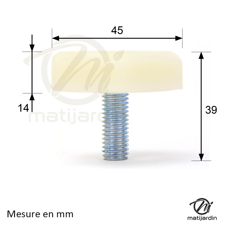 Vis de lame pour Wolf. Ø 10 mm