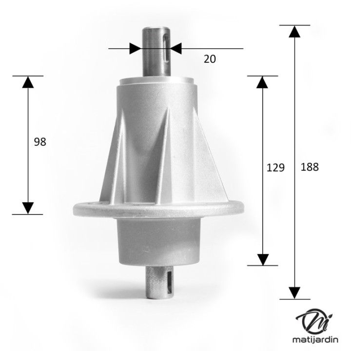 Palier de lame pour N° 82207201/0 Castelgarden