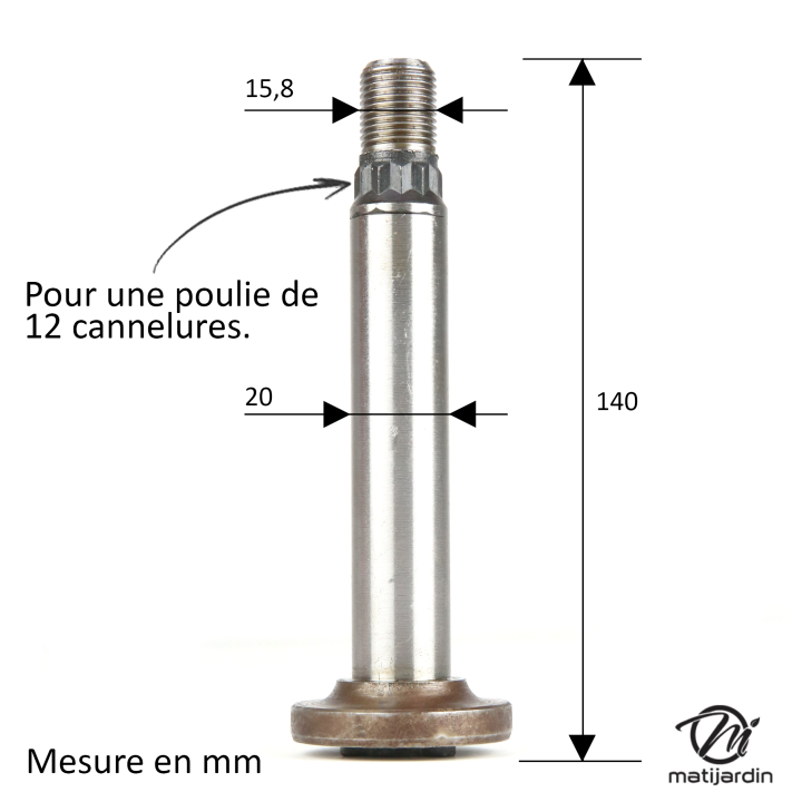 Palier de lame pour N° 918-0117 MTD