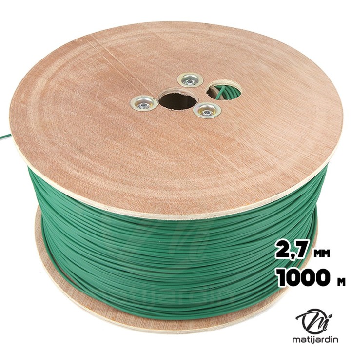 Câble délimitation pour robot tondeuse Ø2,7 mm, longueur 1000 m