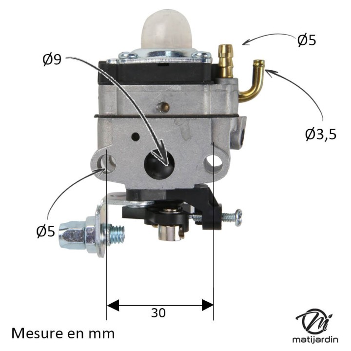 Carburateur complet pour Echo Carburateur WYJ