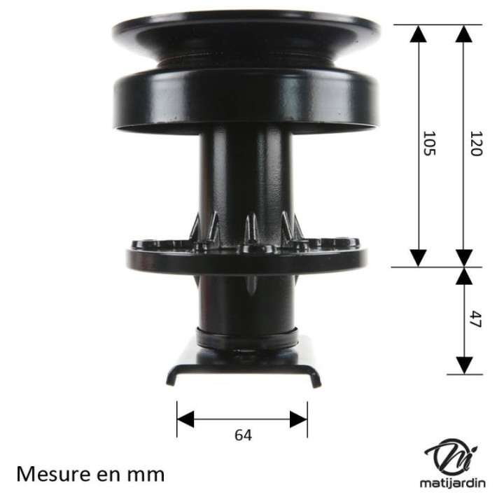 Palier de lame pour N° 101 477 X AYP