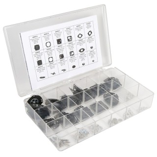 Coffret assortiment membranes remplace Tillotson 180 pièces.