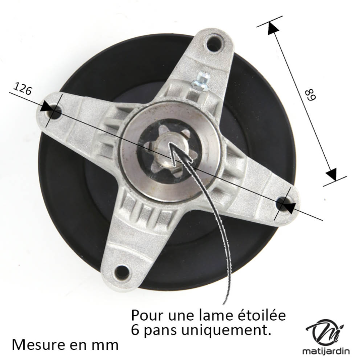 Palier de lame pour N° 618-0574, 918-0574 MTD