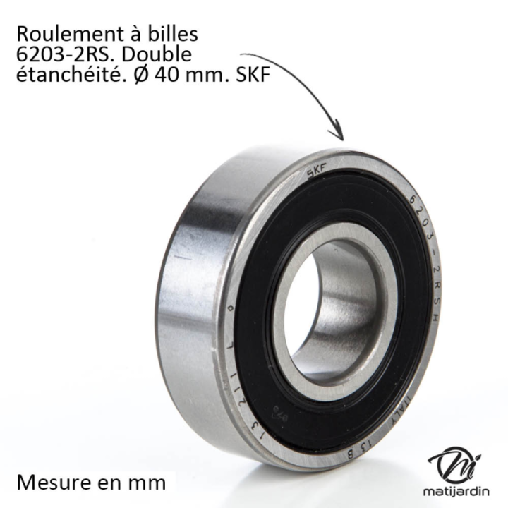 Palier de lame N° 143651 pour AYP