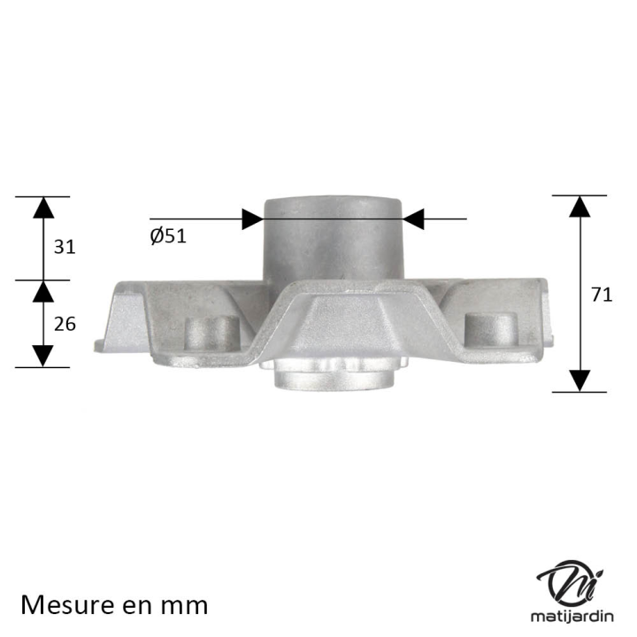 Palier de lame pour N°55 962 Murray