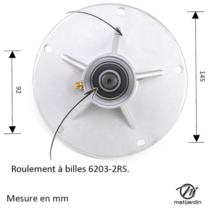 Palier de lame pour N°1001200 Murray