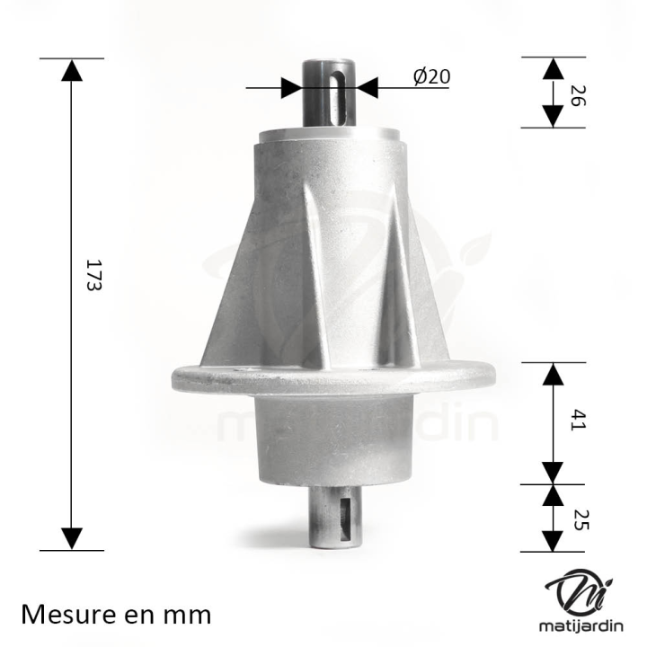 Palier de lame pour  N° 82207202/0 Castelgarden