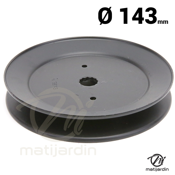 Poulie étoilé 12 dents pour AYP. N°198145. Ø 142 mm