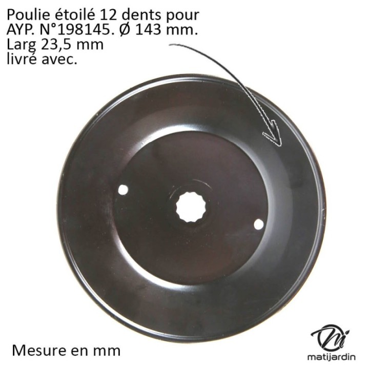 Palier de lame N° AM126225 pour John Deere