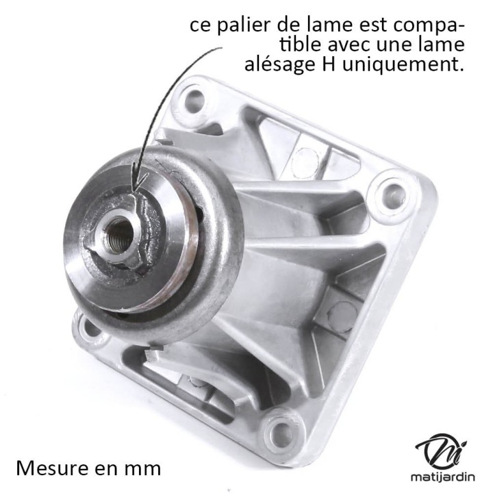 Palier de lame pour N° 918-0116 MTD