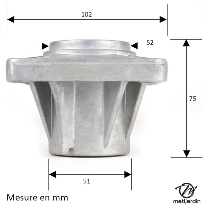 Palier de lame pour N° 918-0116 MTD