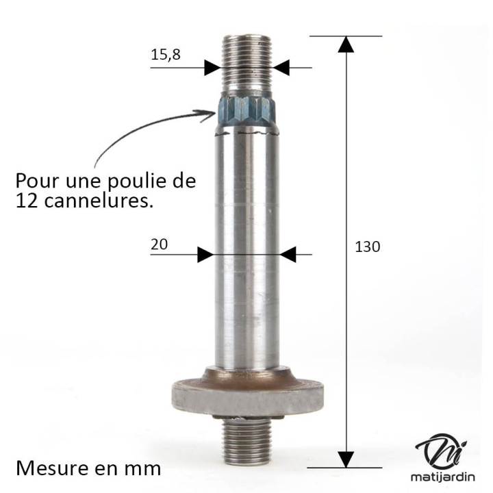 Palier de lame pour N° 918-0240 MTD