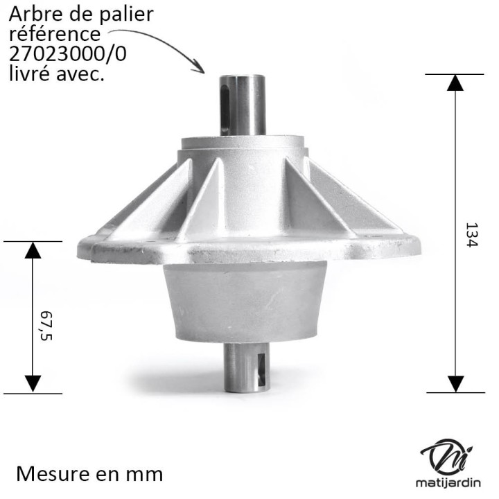 Palier de lame pour N° 84207250/0 Castelgarden