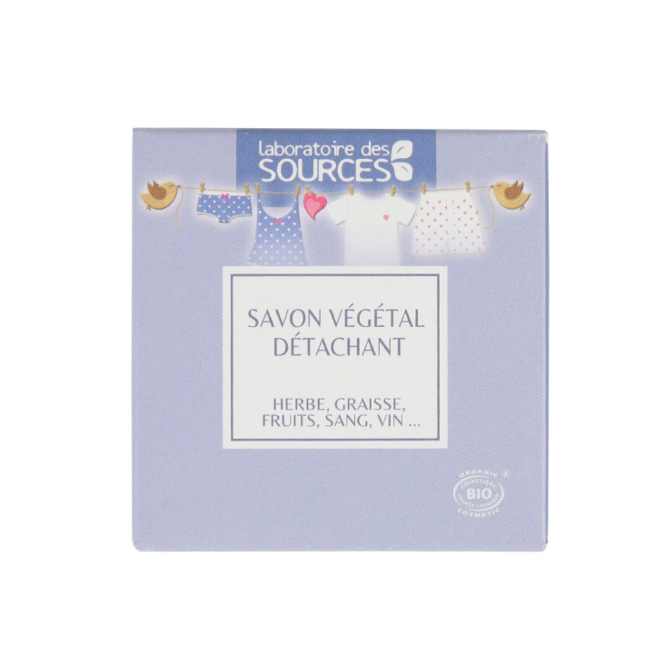 Savon bio pour textiles. 100% végétal. Le détachant. 100 gr