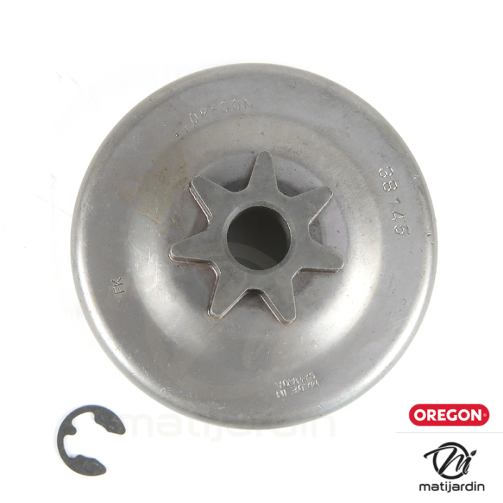 Pignon étoile tronçonneuse .3/8". 7 dents. Power mate Oregon 38145X