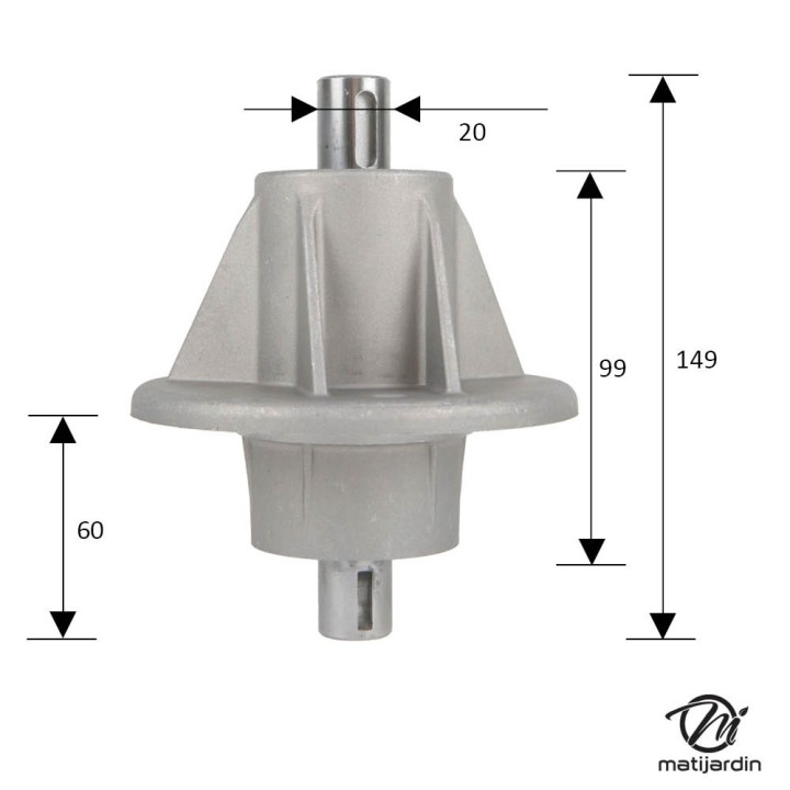Palier de lame N° 382207204/0 pour GGP