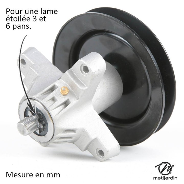 Palier de lame N° 618-04126, 618-04126A, 618-04126B, 918-04126, 918-04126A pour MTD