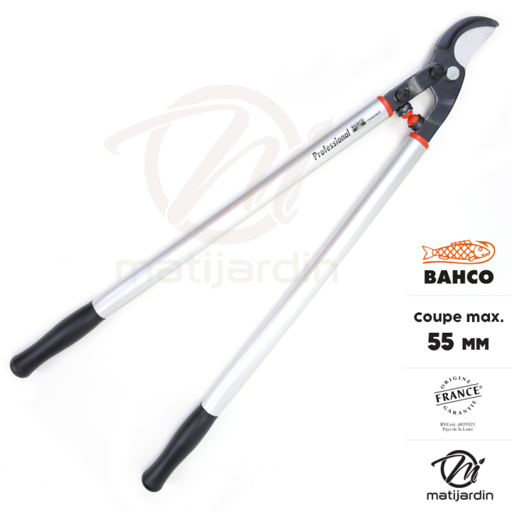 Cisaille Clarity Bahco Pradines PG-35-Bleu acier trempé. Confort. Fabriqué en France