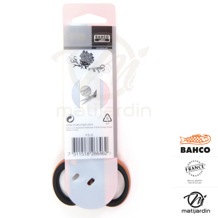 Ciseaux à fleurs et plantes Bahco Pradines FS-8. Lames 8 cm. Made in France