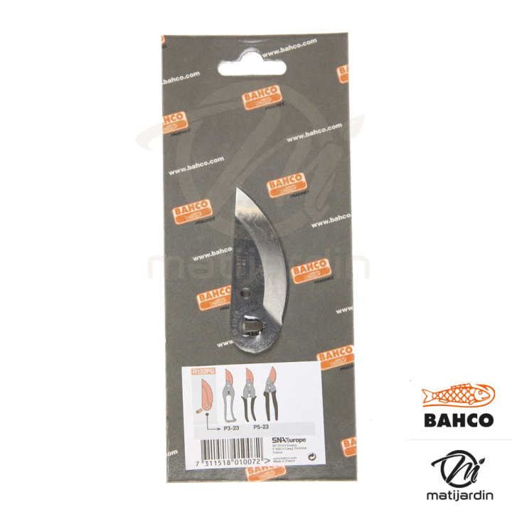Lame de rechange Bahco Pradines R122PG pour sécateur à une main
