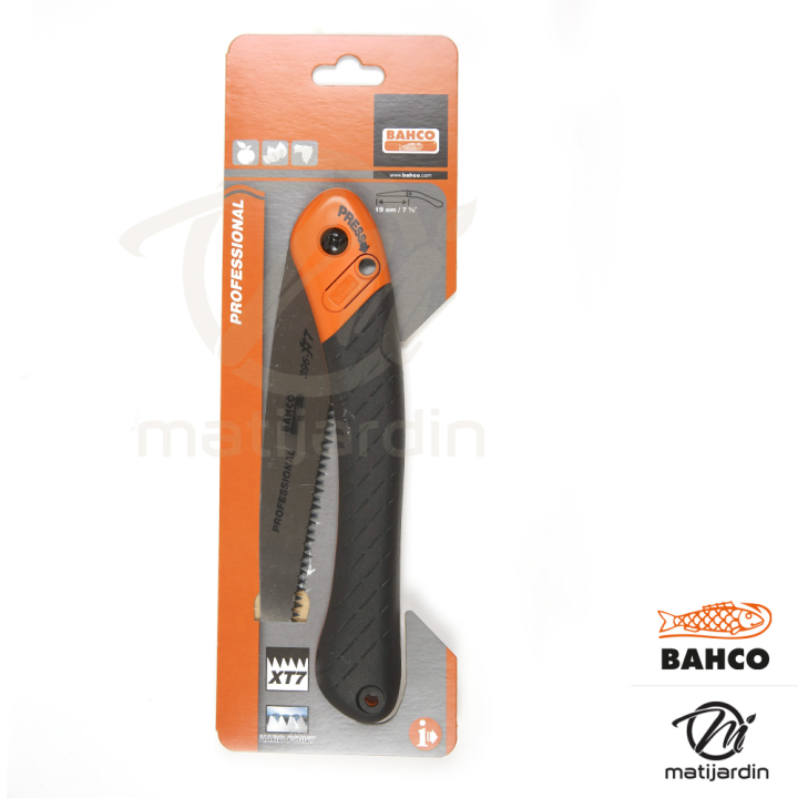 Scie couteau d'élagage 396-HP Bahco Pradines. Pliante. Trempée Hardpoint. Pro. Made in France