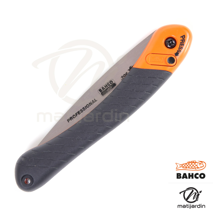 Scie couteau d'élagage 396-HP Bahco Pradines. Pliante. Trempée Hardpoint. Pro. Made in France