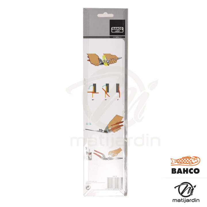 Cisaille à gazon Bahco Pradines GS-76 acier trempé. Pro. Made in France