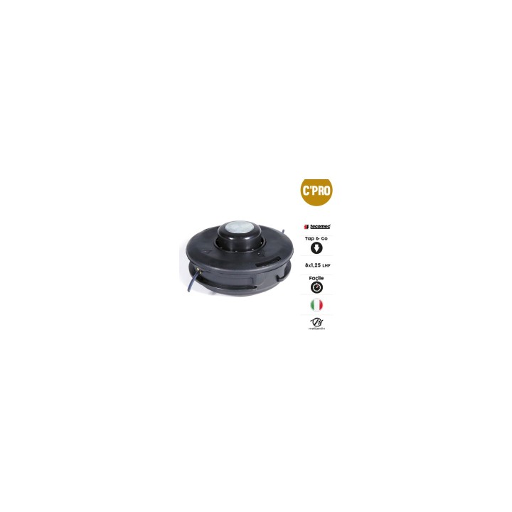 Tête débroussailleuse 2 fils Tap&Go Ø130 mm M8x1,25 LH.F