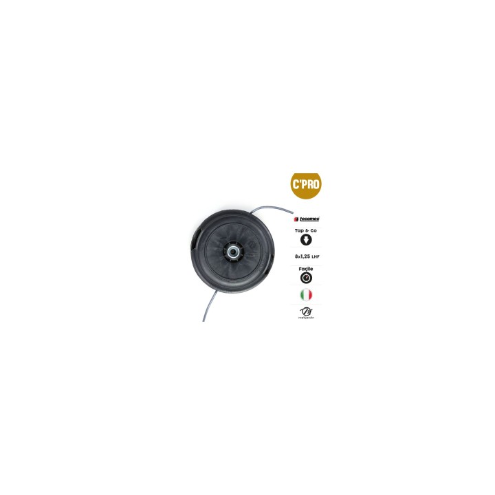 Tête débroussailleuse 2 fils Tap&Go Ø130 mm M8x1,25 LH.F