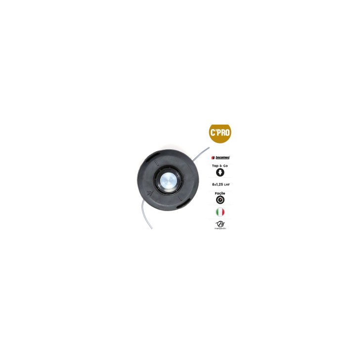 Tête débroussailleuse 2 fils Tap&Go Ø130 mm M8x1,25 LH.F