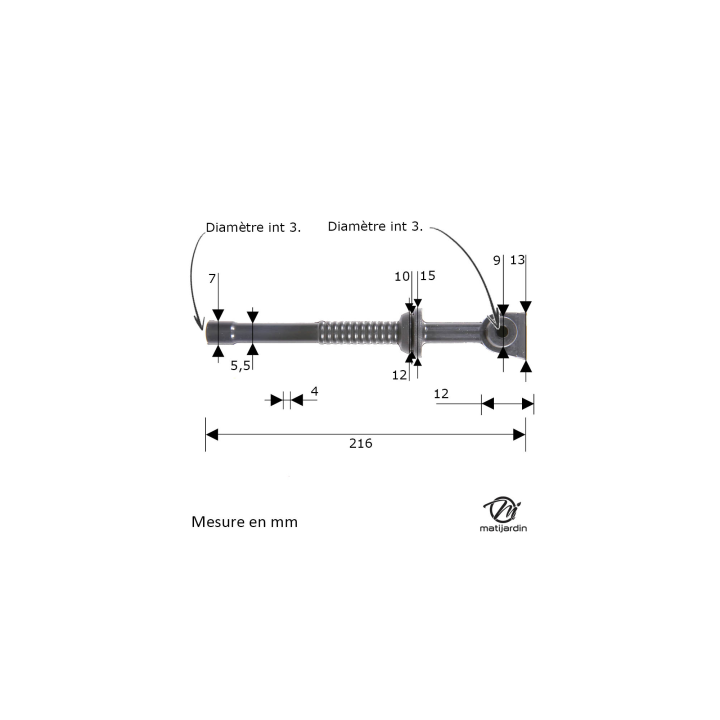 Durite d'huile pour tronçonneuse Stihl 017 018 MS170 MS180