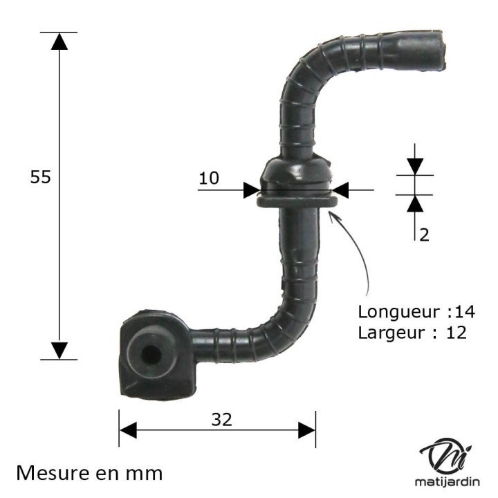 Durite pour tronçonneuse Stihl MS171 MS181 MS211