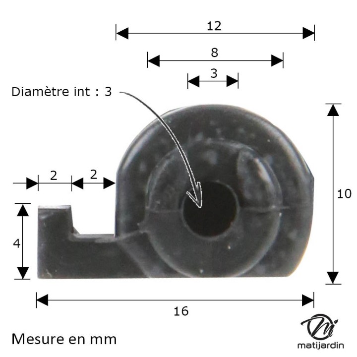 Durite essence pour tronçonneuse Stihl MS341